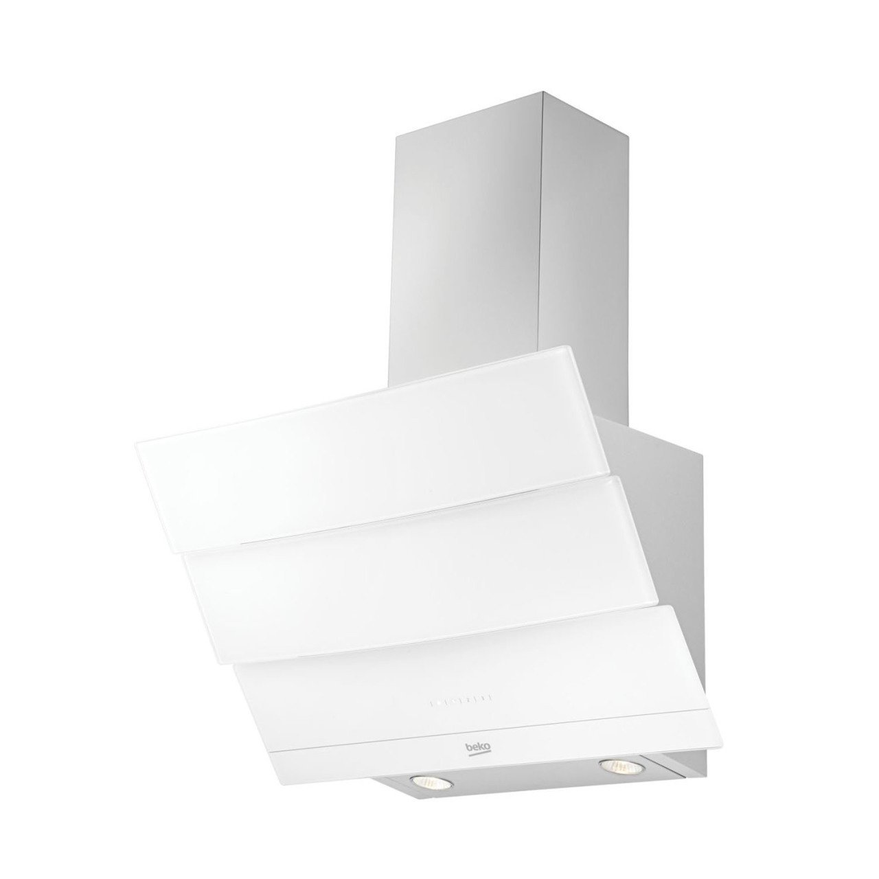 Beko ADE 62540 B 60 CM Beyaz Eğimli Ankastre Davlumbaz