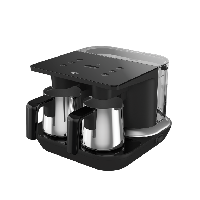 Beko TKM 8961 S Keyf Siyah Keyf Çelik İkili Kahve Makinesi