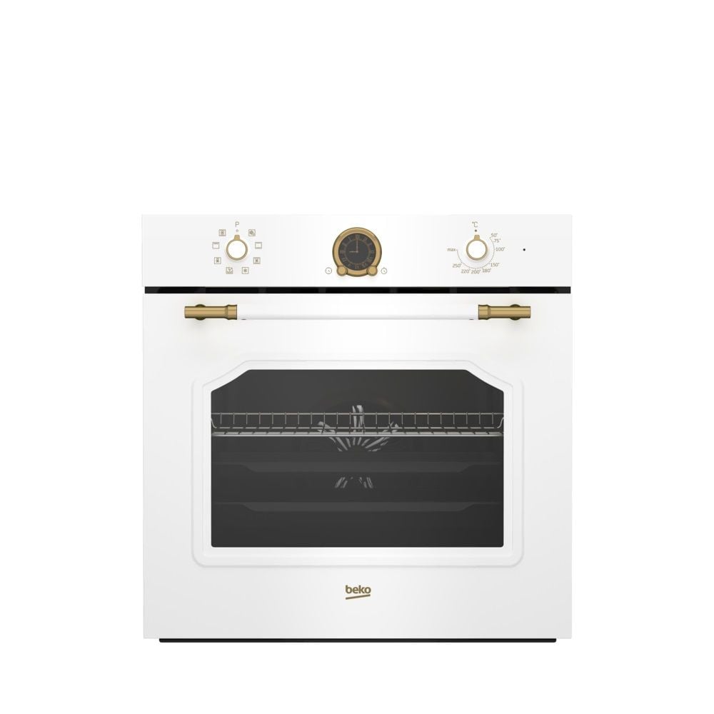 Beko BFM 240 RB Rustik Beyaz Ankastre Fırın