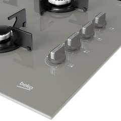 Beko BOCL T 6510 EG Gri Cam Ankastre Ocak