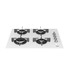 Beko BOCD T 6011 EB Beyaz Cam Ankastre Ocak