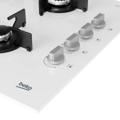 Beko BOCD T 6011 EB Beyaz Cam Ankastre Ocak