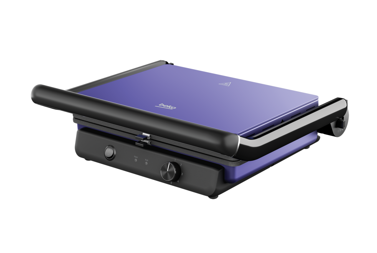 Beko TM 5046 CW Floral 2400 W Tost Makinesi Mor