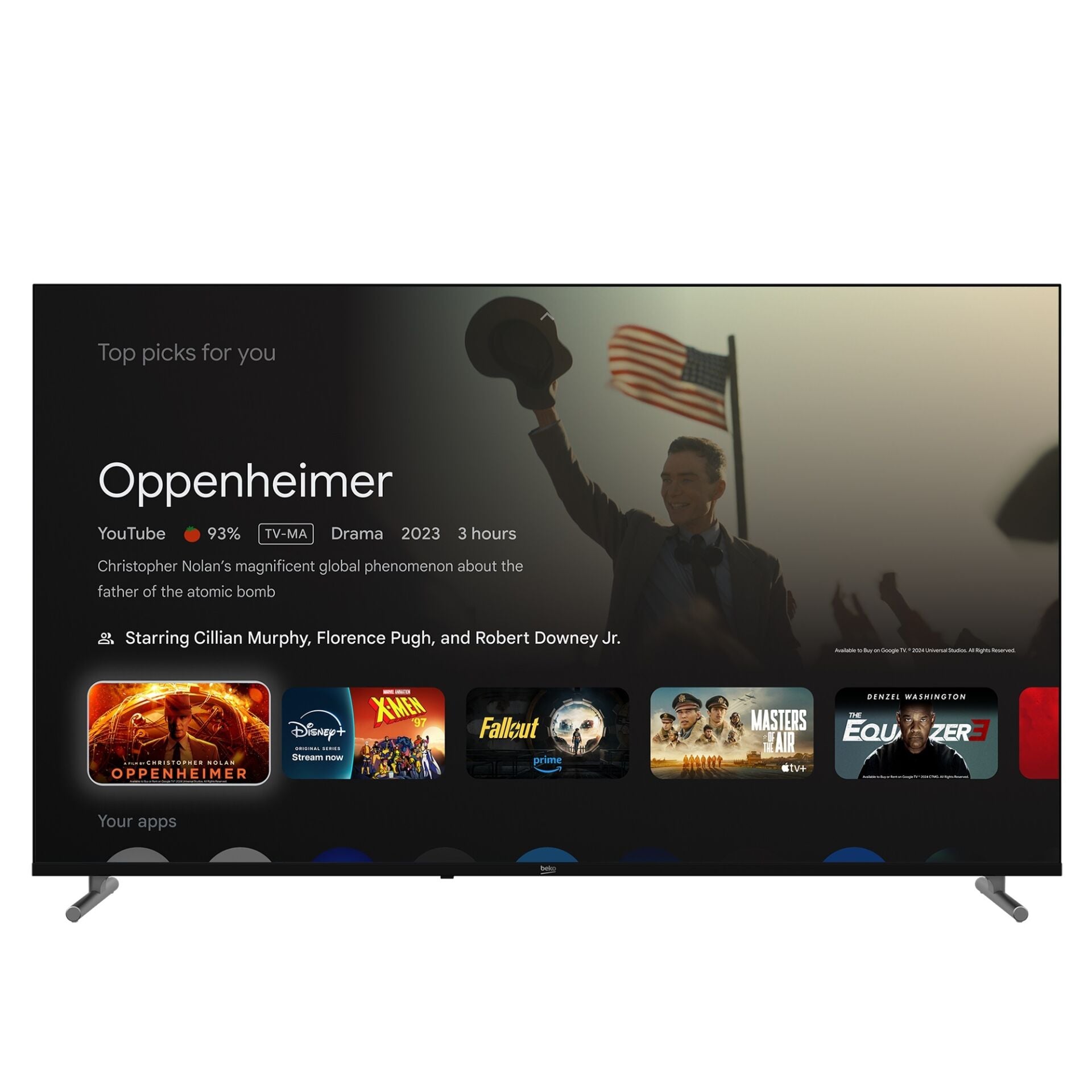 Crystal 7 55'' 4K UHD Google TV - B 755 C Smart TV