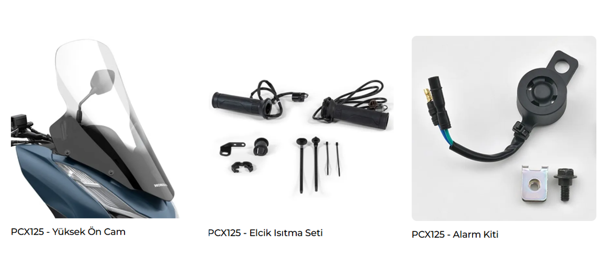 HONDA PCX 2021-2024 MODEL ORİJİNAL KIŞ PAKETİ