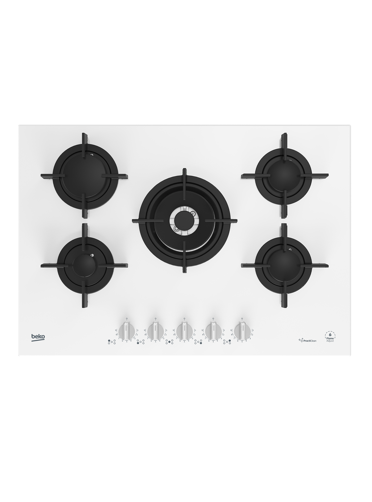 Beko BOCD T 7521 DWKB Beyond Serisi Gazlı Cam Tablalı Ocak