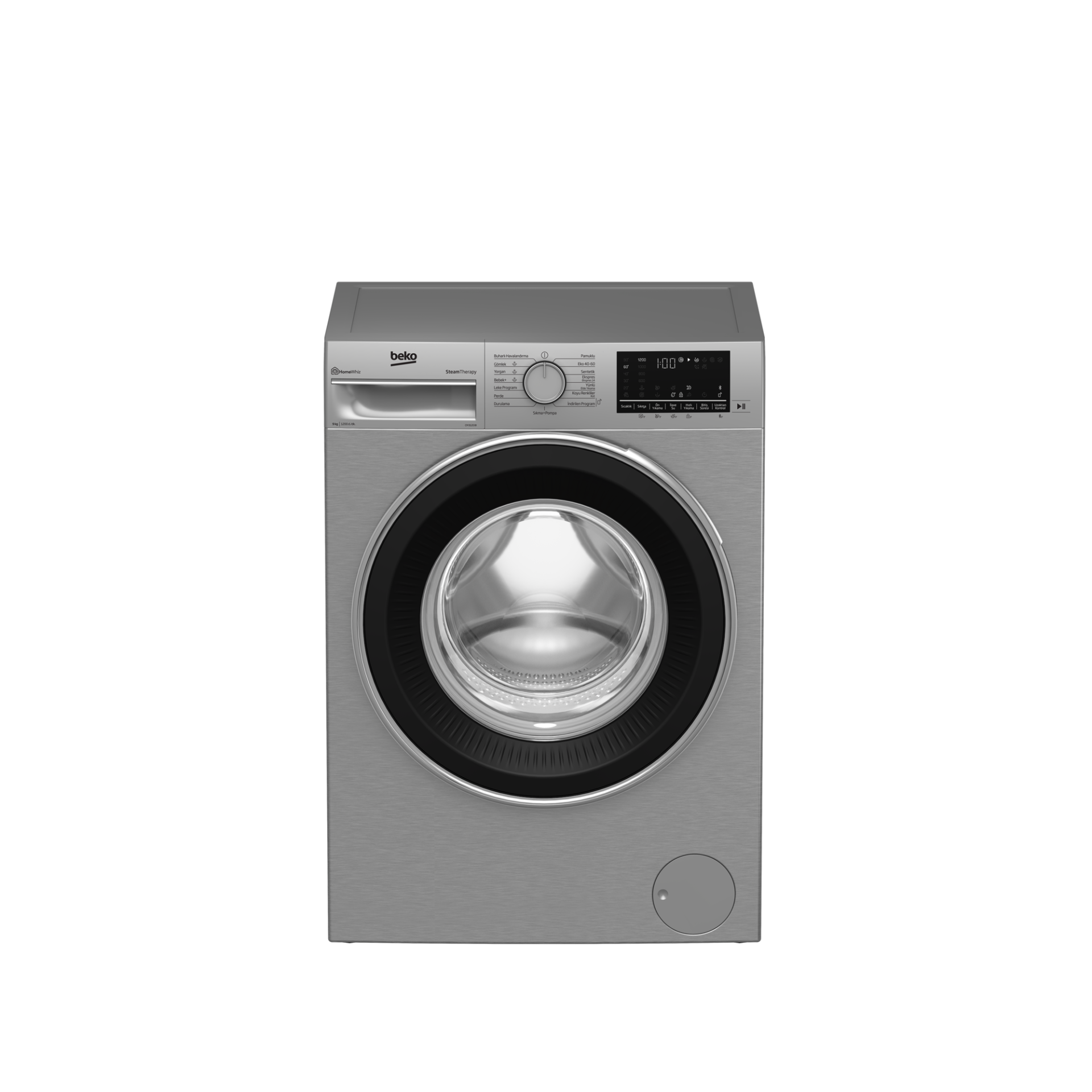 Beko CM 9120 BI 9 Kg Inox Çamaşır Makinesi