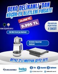 Beyaz 2'li Mutfak Çeyiz Seti