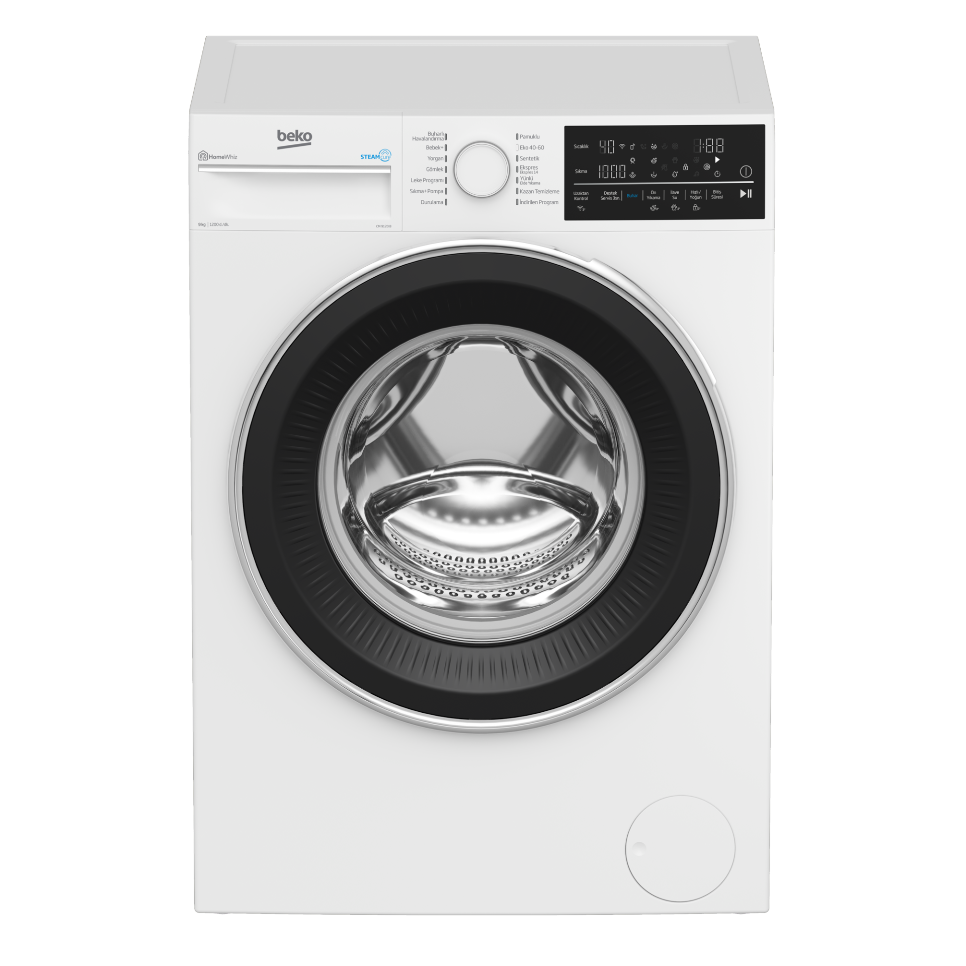 Beko CM 9120 B 1200 Devir 9 kg Çamaşır Makinesi