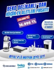 Beyaz 4'Lü Mutfak Çeyiz Seti