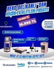 Siyah 4'lü Mutfak Çeyiz Seti