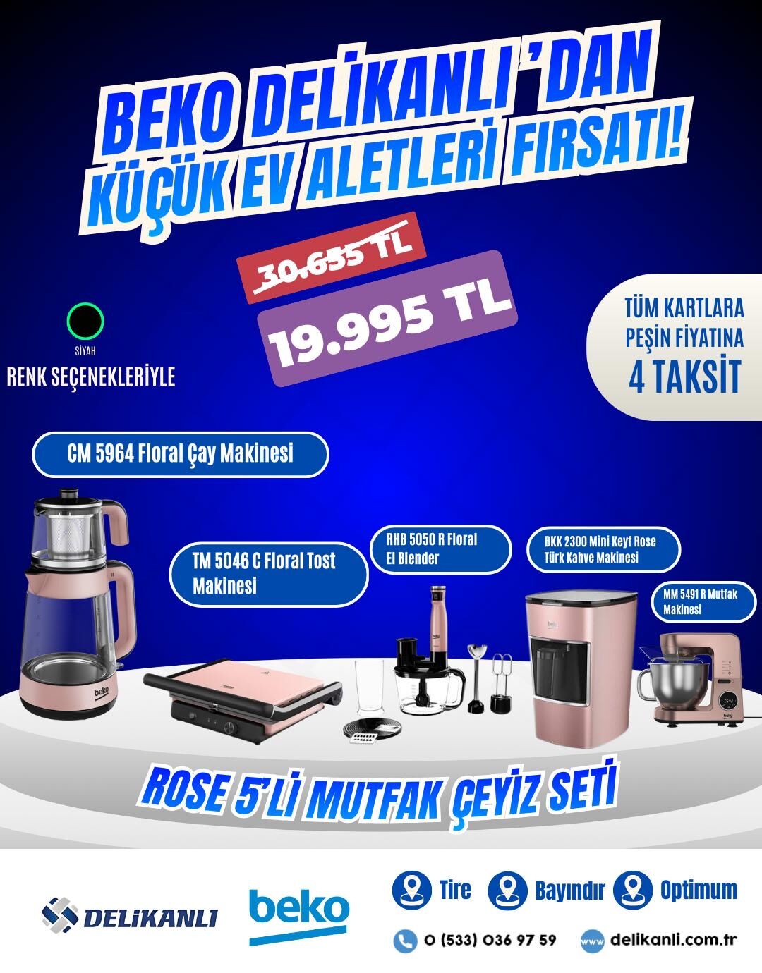 5'li Mutfak Çeyiz Seti