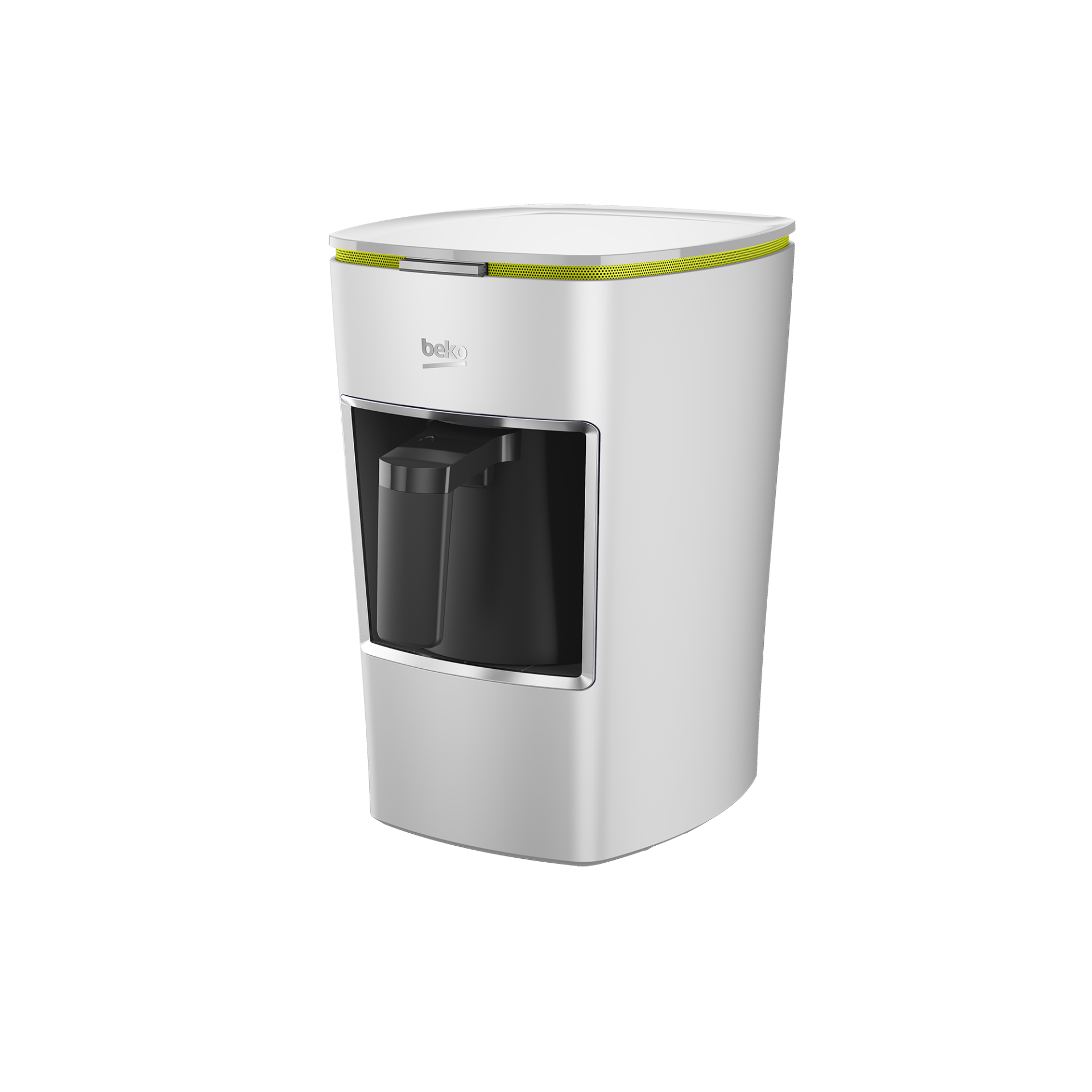 Beko BKK 2300 Mini Keyf Beyaz Floral Türk Kahve Makinesi