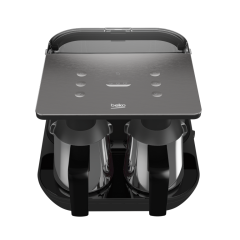 Beko TKM 8961 A Keyf Antrasit Çelik İkili Kahve Makinesi