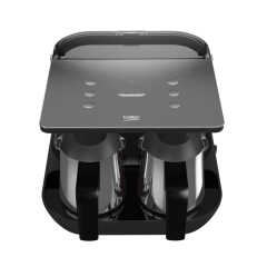 Beko TKM 8961 A Keyf Antrasit Çelik İkili Kahve Makinesi