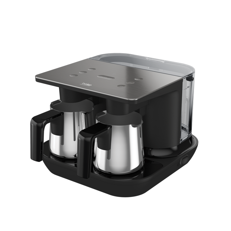 Beko TKM 8961 A Keyf Antrasit Çelik İkili Kahve Makinesi