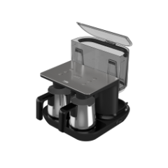 Beko TKM 8961 A Keyf Antrasit Çelik İkili Kahve Makinesi