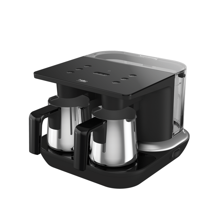 Beko TKM 8961 S Keyf Siyah Keyf Çelik İkili Kahve Makinesi