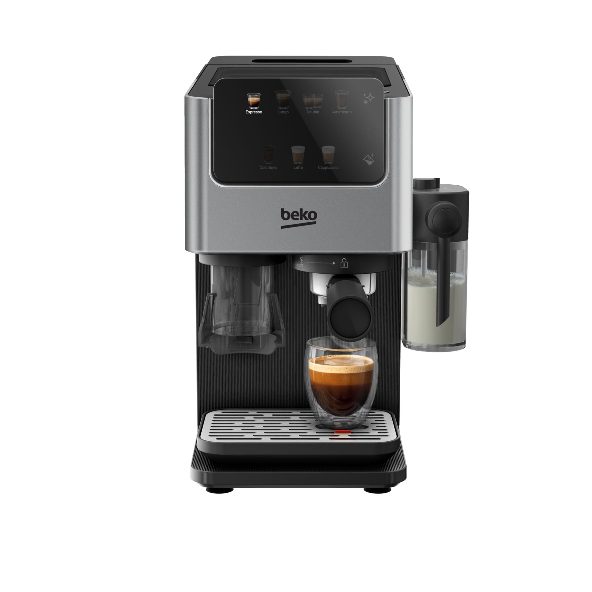 CED 7524 X CaffeExperto Öğütücülü Yarı Otomatik Espresso Makinesi