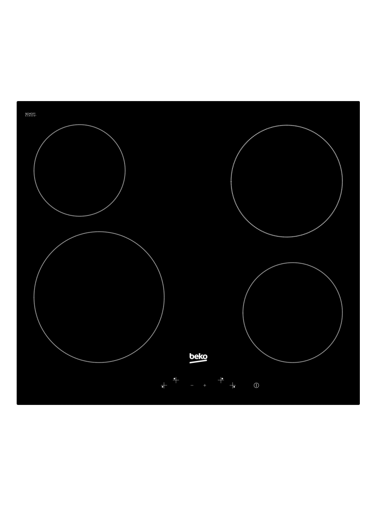 Beko AOV 64400 S Elektrikli Siyah Vitroseramik Ankastre Ocak