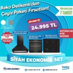 BEKO SİYAH EKONOMİK ANKASTRE SET
