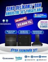 BEKO SİYAH EKONOMİK ANKASTRE SET