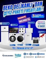 Beko Full Premium Beyaz Çeyiz Seti