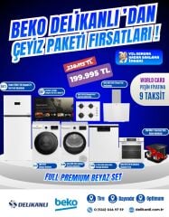 Beko Full Premium Beyaz Çeyiz Seti