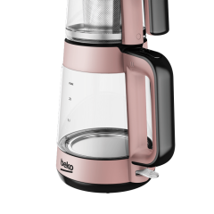 CM 5964 R Floral Rose Gold Çaycı