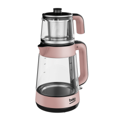 CM 5964 R Floral Rose Gold Çaycı