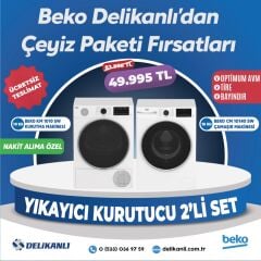 Beko 10 Kg Lüks Çamaşır- Kurutma Mak. 2'li Set