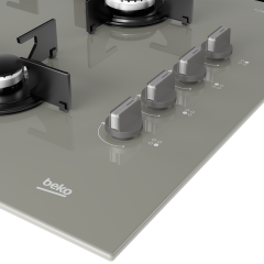 Beko BOCD T 6510 EG Gri Cam Ankastre Ocak