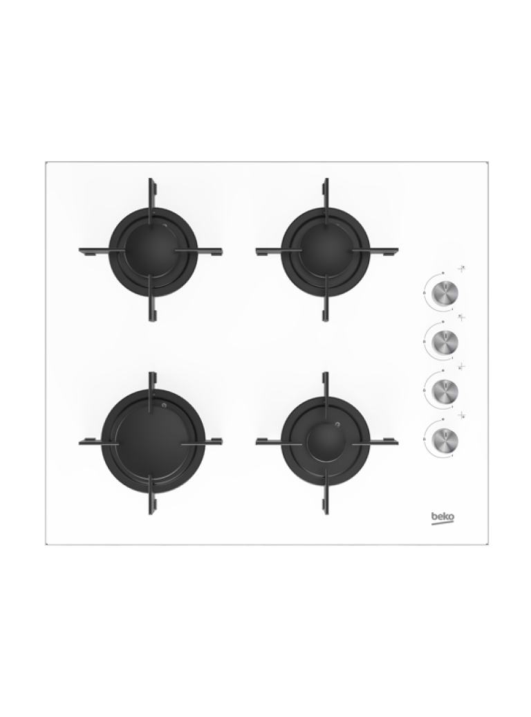 Beko BSTOC 827 B Beyaz Cam Set Üstü Ocak