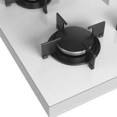 Beko BSTOC 827 B Beyaz Cam Set Üstü Ocak