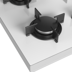 Beko BSTOC 827 B Beyaz Cam Set Üstü Ocak