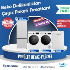 Beko Beyaz  4'lü Popüler Çeyiz seti