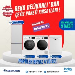 Beko Beyaz  4'lü Popüler Çeyiz seti