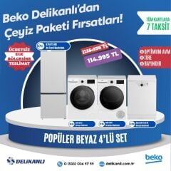 Beko Beyaz  4'lü Popüler Çeyiz seti