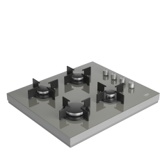 Beko BSTOC 828 G Gri Cam Set Üstü Ocak