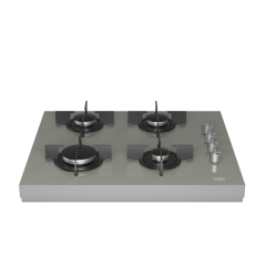 Beko BSTOC 828 G Gri Cam Set Üstü Ocak