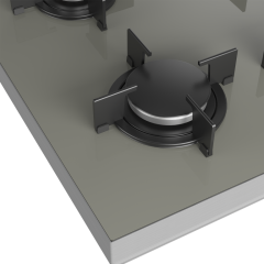 Beko BSTOC 828 G Gri Cam Set Üstü Ocak