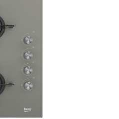 Beko BSTOC 828 G Gri Cam Set Üstü Ocak