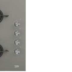 Beko BSTOC 828 G Gri Cam Set Üstü Ocak