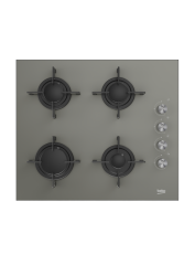 Beko BSTOC 828 G Gri Cam Set Üstü Ocak