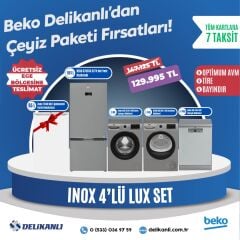 Beko Inox 4'Lü Lüks Çeyiz Seti