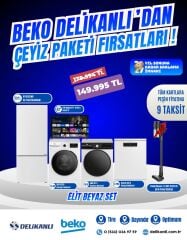 Beko Elit  Beyaz Çeyiz Seti