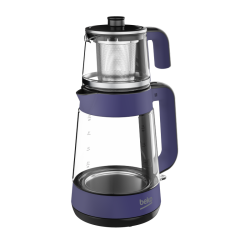 Beko CM 5964 Floral Violet 1900 W Cam Demlikli Çay Makinesi
