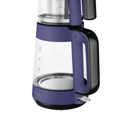 Beko CM 5964 Floral Violet 1900 W Cam Demlikli Çay Makinesi