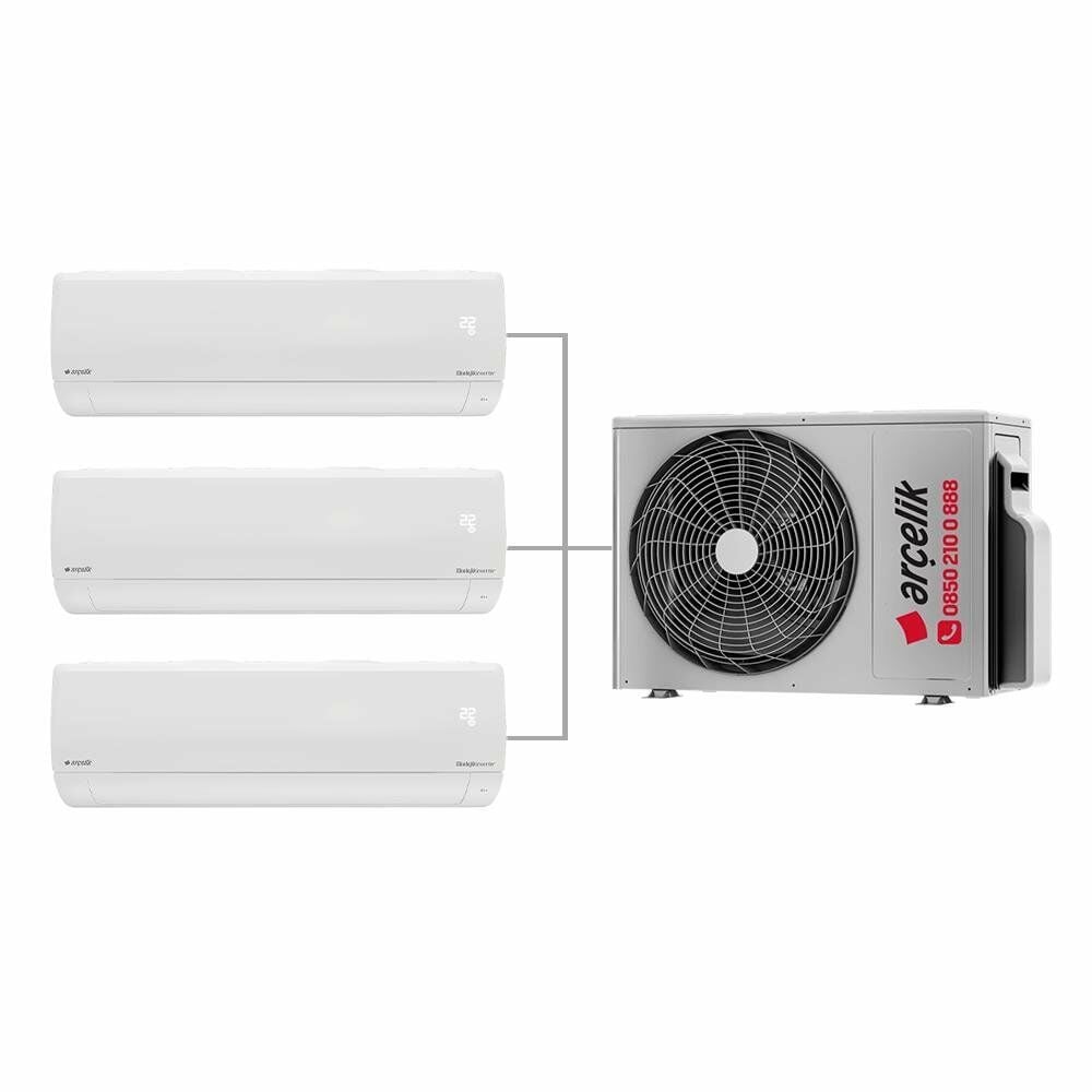 Arçelik Multi Sistem 18K + 9K + 9K 3 + 1 Inverter Klima