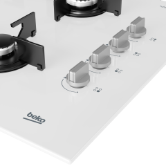 Beko BOCL T 6510 EB Beyaz Cam Ankastre Ocak